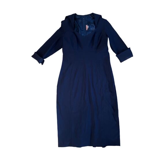 💙 PUG Lorelei Wiggle Dress – Navy – 2XL (No Belt) 💙 - Picture 3 of 8